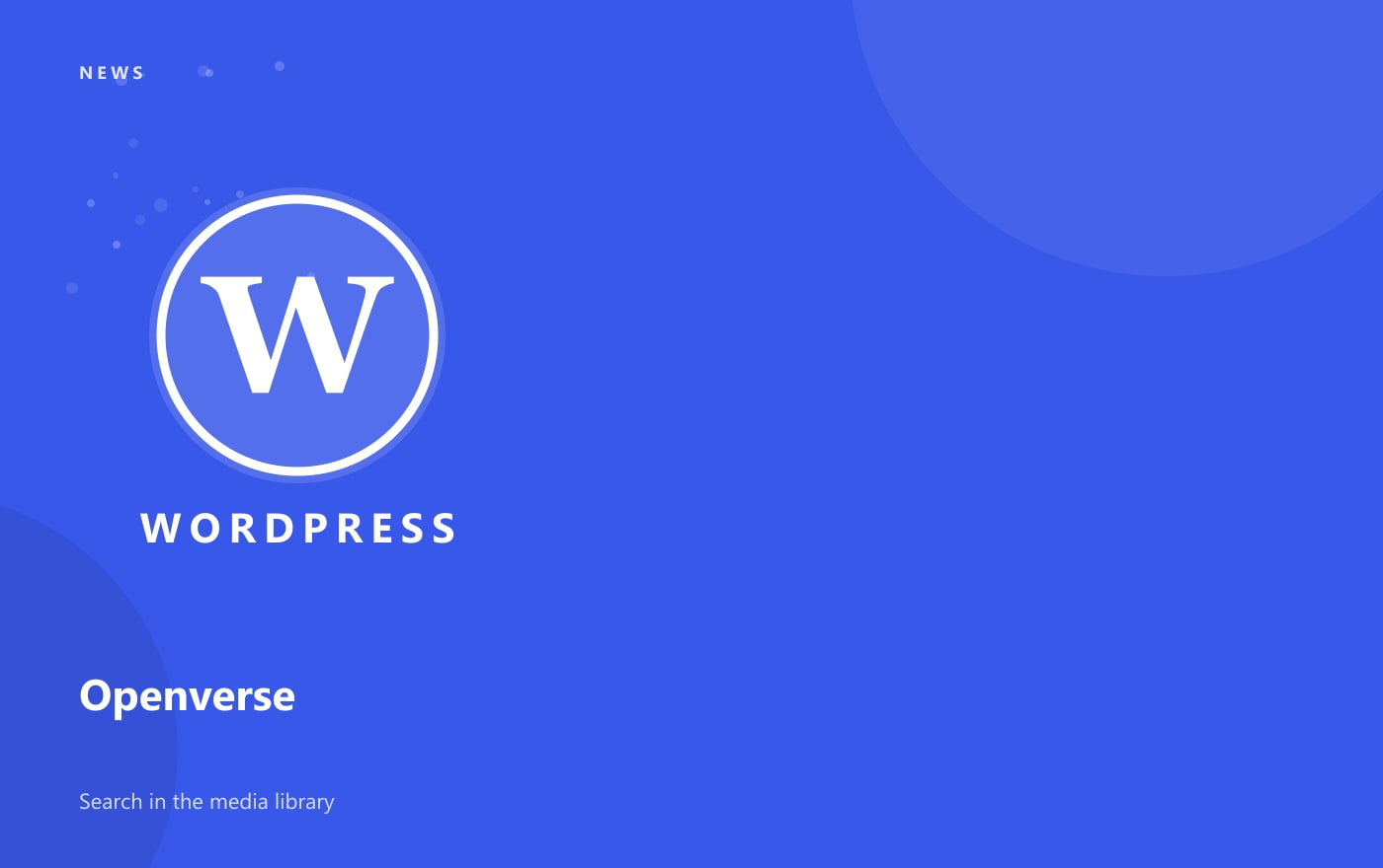 Openverse Search Lands Directly in the Media Library