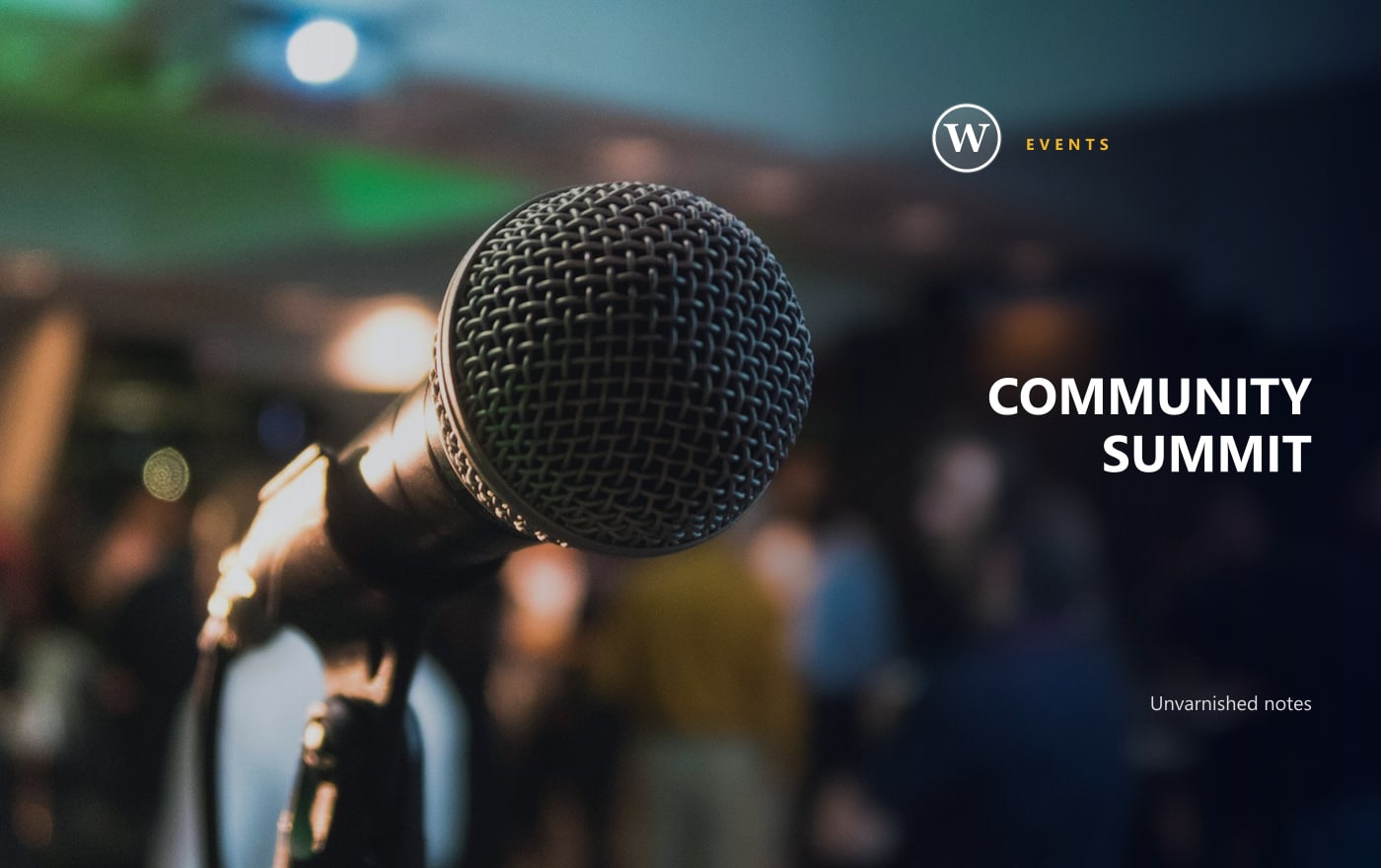 Community Summit Publishes Unvarnished Governance Notes