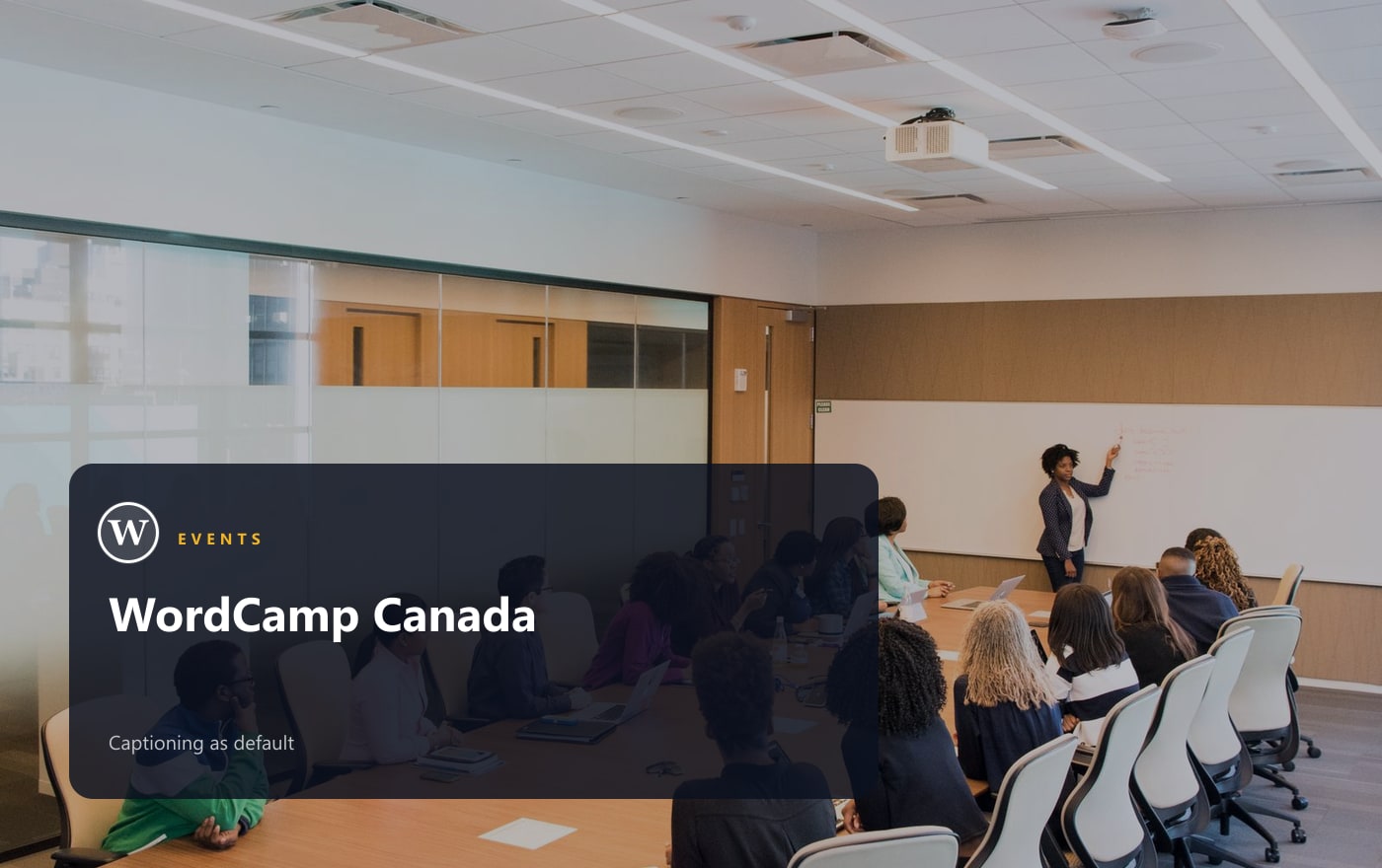 WordCamp Canada Tests Captioning as a Default Budget Line